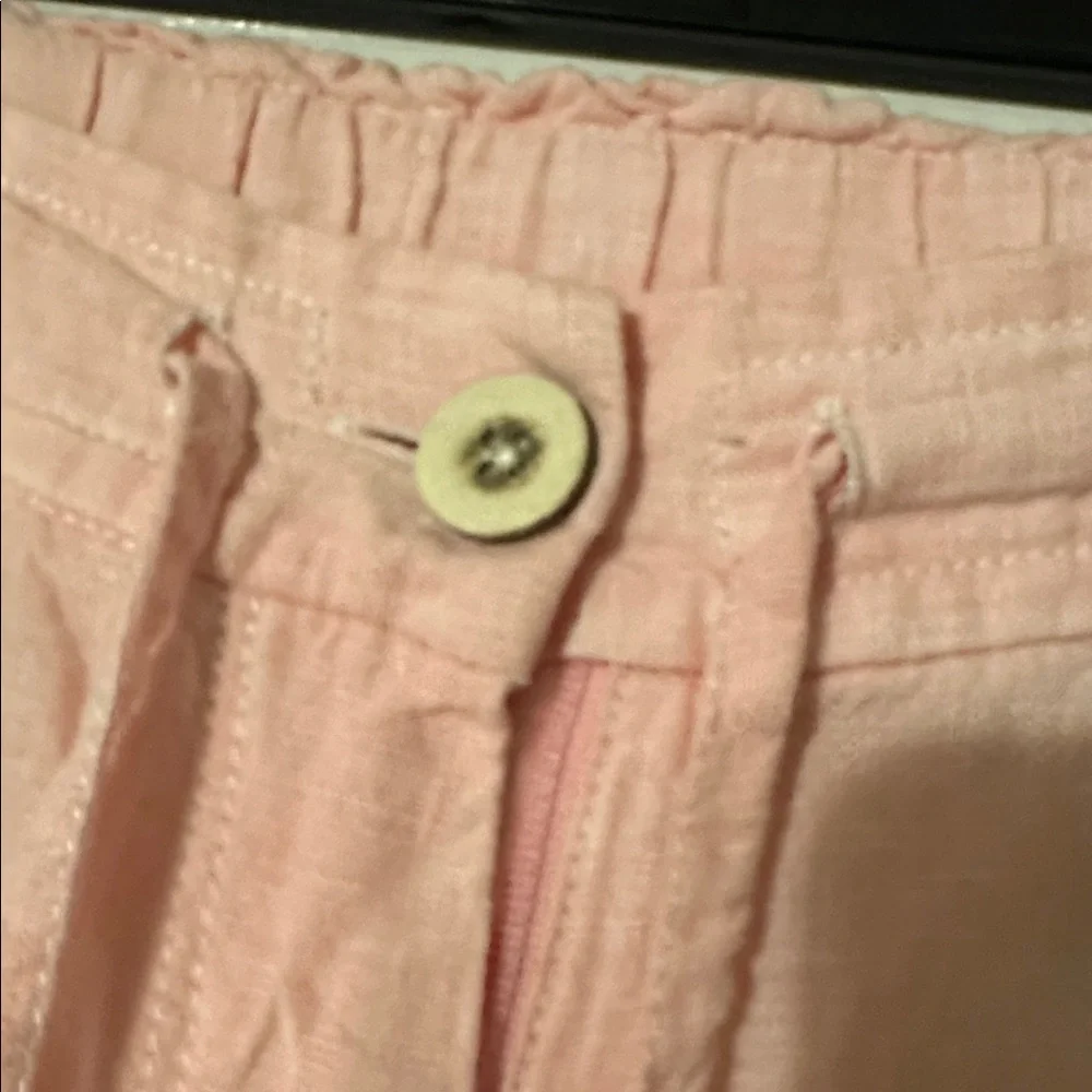 Tommy Bahama Light Pink Women's linen Shorts - Picture 2 of 6